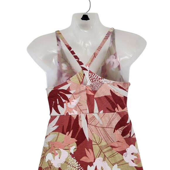 Patagonia Tropical Print Amber Dawn Cotton A-Line Dress Multi Size Small - Picture 5 of 8